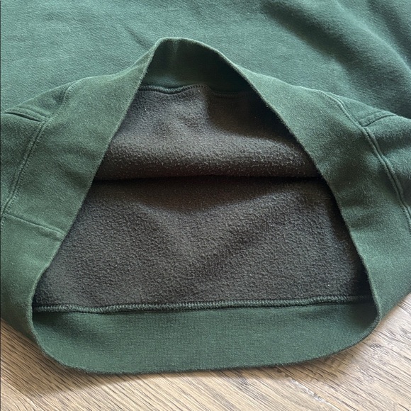 Handcuffs |Vintage 90s Skater Brand Green Pullover Hoodie Size Large Made in USA - Picture 10 of 11